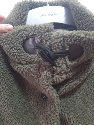 Cappotto Teddy Verde Ulla Popken Taglia Unica