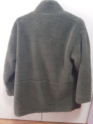 Cappotto Teddy Verde Ulla Popken Taglia Unica