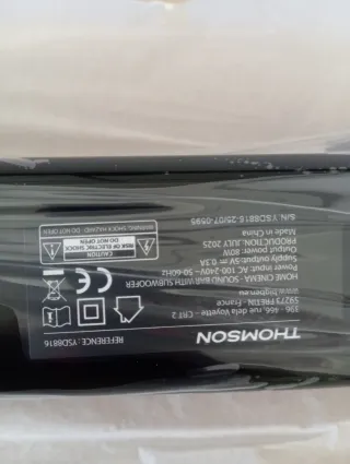 Home Cinema Thomson Barra y Subwoofer