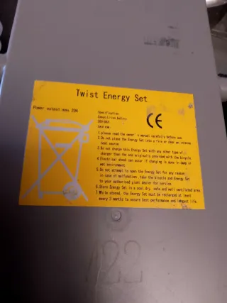 Bateria Giant Twist Energy Set 26V 9Ah SEM CARREGADOR
