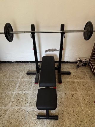 Conjunto de gimnasio (estación, press, estática)