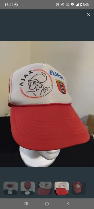 Ajax Amsterdam Cappello Vintage ‘90s – Calcio