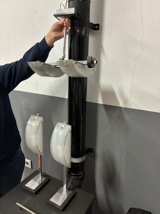 Juego de 2 lámparas de mesa y techo