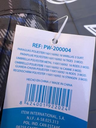 Paraguas de adulto nuevos a estrenar