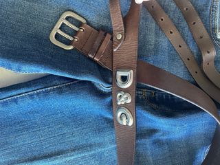 Cinturone D&G Donna Pelle Marrone