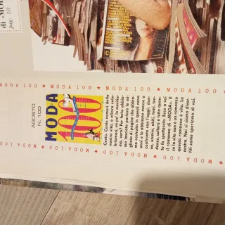 Rivista di moda vintage numero 100.Agosto 1992.
