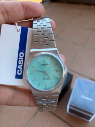 Reloj Casio Tiffany Esfera Turquesa