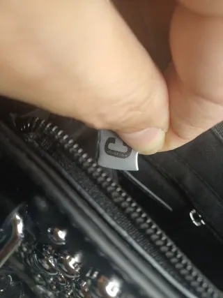 Borsa Coconuda Nera con Borchie