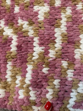 Manta infantil hecha a mano 70x90