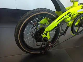 Bicicleta Plegable Verde Rische