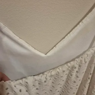 Vestido blanco broderie con enagua