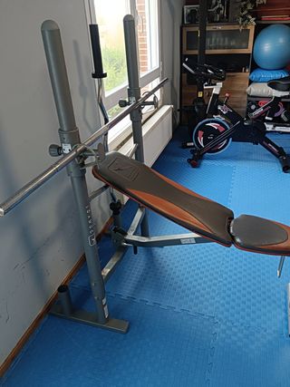 Banco de pesas multifuncional