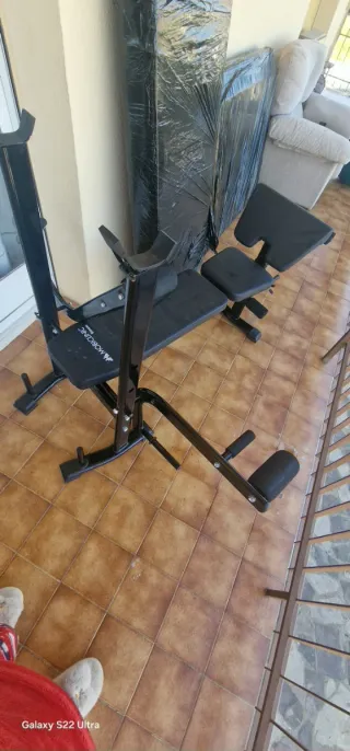 Banco de pesas multifuncional