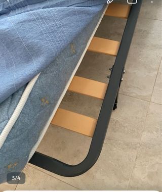 Somier de 90 con patas ten 3