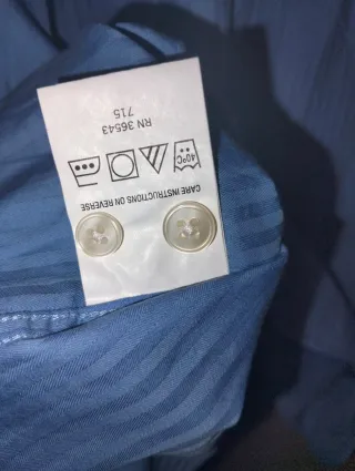 Camisa DKNY azul hombre