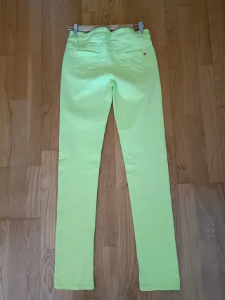 Pantalón Benetton verde lima