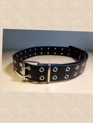 Cintura Punk Rock Unisex Nera 105cm