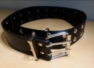 Cintura Punk Rock Unisex Nera 105cm