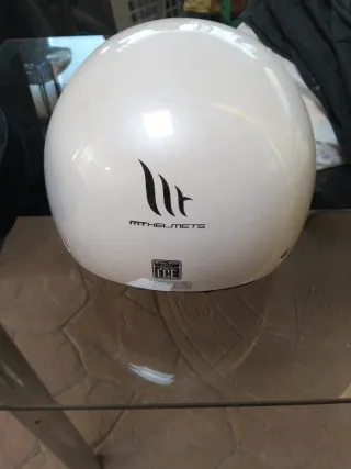 Casco de montar negro Casco blanco