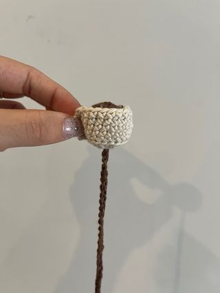 Marcador de libro taza café crochet