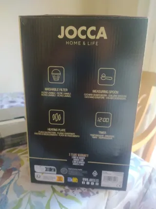 Cafetera Filtro JOCCA 900W 1.5L