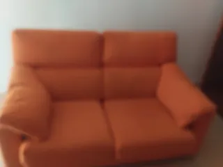 2 Sofás Cama Naranja
