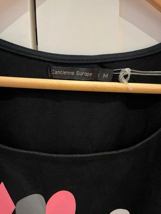 Original Camiseta L'Ancienne Europe Negra mujer