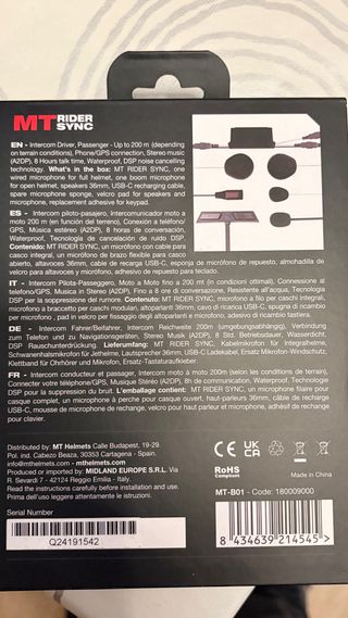 MT Atom 2 Modular+  Intercomunicador