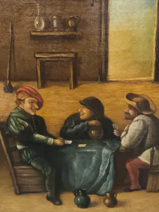 Antiguo cuadro escuela holandesa