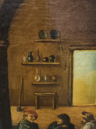 Antiguo cuadro escuela holandesa