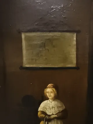 Antiguo cuadro escuela holandesa