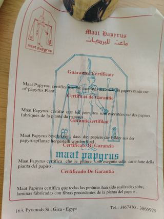 3 Papiros Egipcios Auténticos
