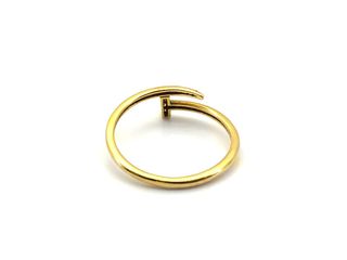 anillo oro 18k con piedra con circonita