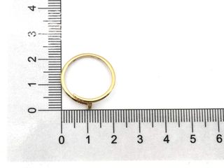 anillo oro 18k con piedra con circonita