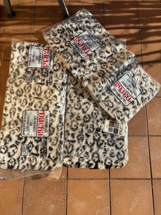 3 Alfombras Dacha Estampado Animal 50% Algodón