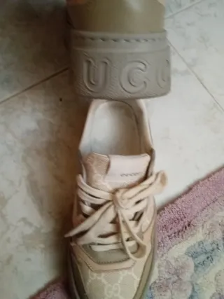 Scarpe Gucci Beige/Rosa