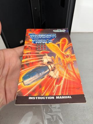 Thunderforce III - caja y manual - Mega Drive