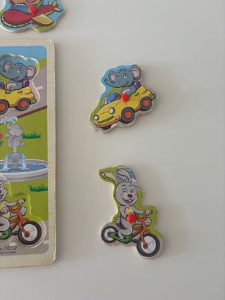 Rompecabezas Didáctico Vehículos Encastre