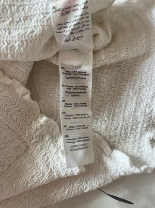 Top New Look hombros descubiertos blanco