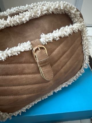 Bolso Cortefield Marrón con Borreguito