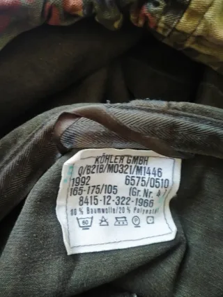 PARKA CAMUFLAJE EJERCITO ALEMAN