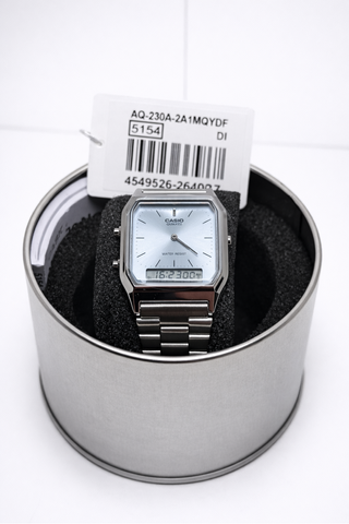 Reloj Casio AQ230A Unisex Estilo Vintage | Nuevo