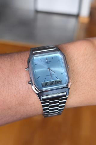 Reloj Casio AQ230A Unisex Estilo Vintage | Nuevo