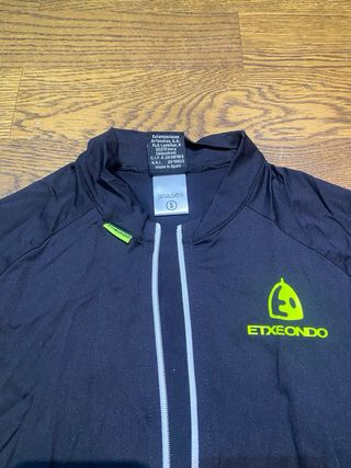 Maillot ciclismo mujer Etxeondo negro/lima