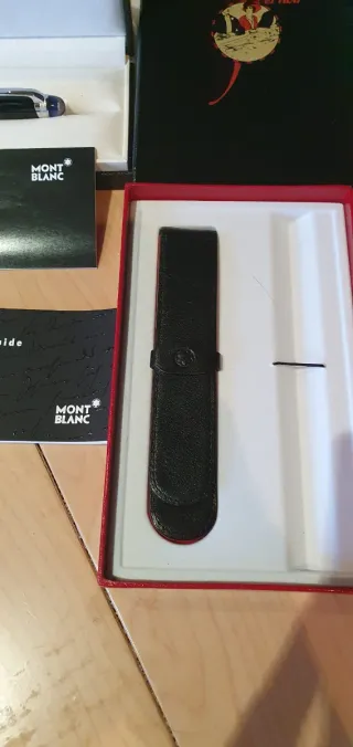 Bolígrafo Montblanc Starwalker Blue Planet + Funda