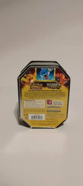 Set 3 latas Pokémon Hidden Fates Inglés