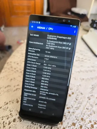 Samsung Galaxy Note 8 Argento