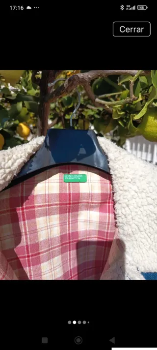 Cazadora tejana borreguito Benetton