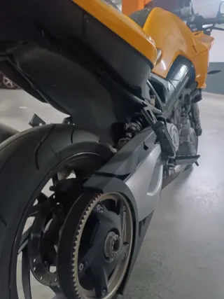 BMW F800S Amarilla ITV pasada en Marzo del 2026