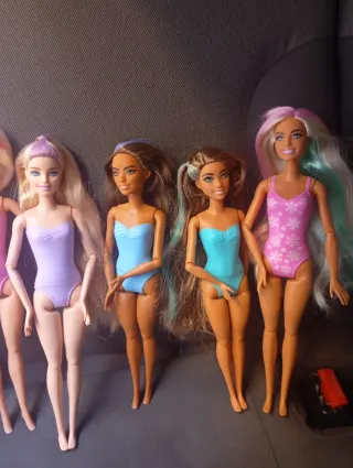 Lote 7 Muñecas Barbie